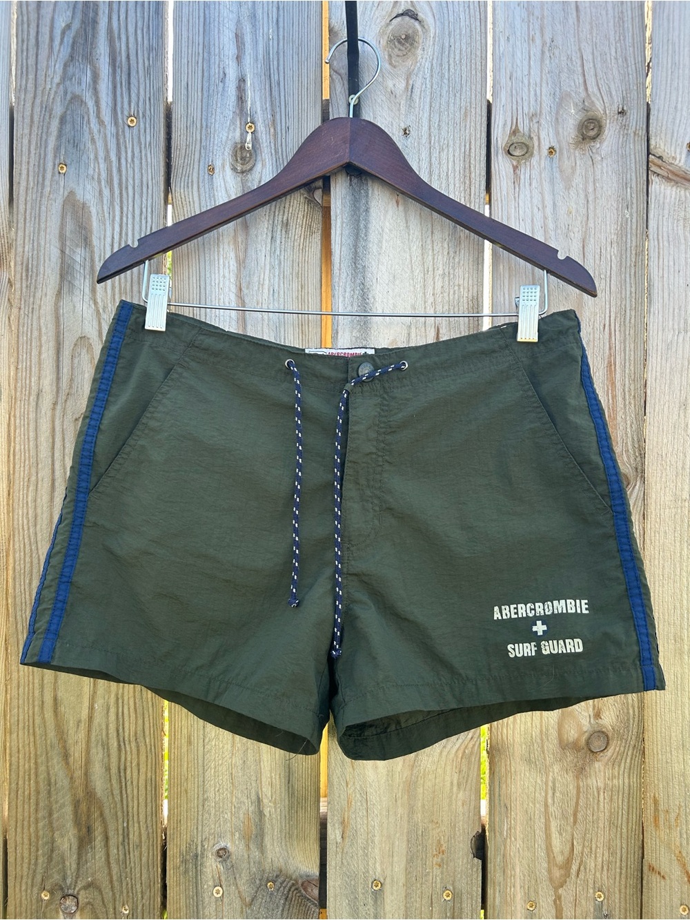 Vintage Abercrombie Surf Guard Shorts Size Small